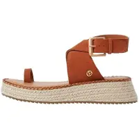Pepe Jeans para mujer. PLS90688 Sandalias De Piel Kate Soft marrón (40), 3 a 5cm, Hebilla, Casual, outlet 2026.