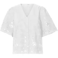 Selected Blusa 'SLFDahlia' blanco