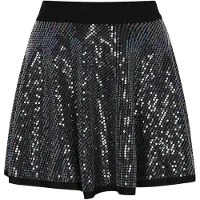 Faina Falda 'Fashion Look' azul / verde claro / negro / plata