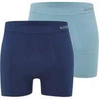 Sloggi Calzoncillo boxer 'GO' azul claro / azul oscuro