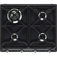 Smeg Placa De Gas De Cristal Sr964ngh 60 Cm 4 Fuegos