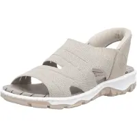 Rieker Sandalias 'Sandalette Damen 68895 64 Kunststoff (Synthetik) in grau' gris