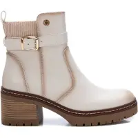 Xti para mujer. 14337104-BEIGE Botines 143371 beige (39), 5 a 8cm, Cremallera, Casual, outlet 2026.