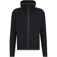 Heber Peak - MerinoBlend SaplingHe. Zip Hoody - Sudadera con capucha y cremallera size M, negro