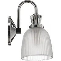 ELSTEAD Aplique para baño Cora, 1 luz, IP44, cristal