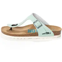 Bayton Sandalias de dedo 'CAIRNS' verde pastel / negro