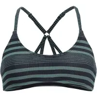 Vivid Top de bikini azul oscuro / verde oscuro