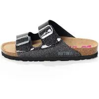 Bayton Zapatos abiertos 'Athena' gris humo / gris claro / negro