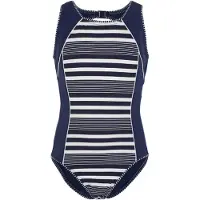 Vivid Traje de baño azul oscuro / blanco