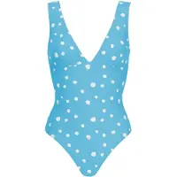 Vivid Traje de baño azul oscuro / blanco