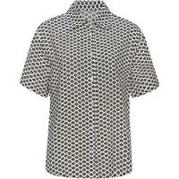 LASCANA Camiseta para dormir negro / blanco