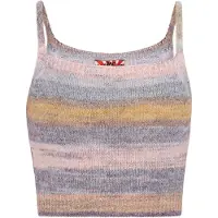Mymo Top de punto 'Back To School' marino / azul ahumado / naranja / rosa pastel