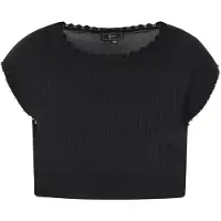 Faina Top de punto 'Fashion Look' negro
