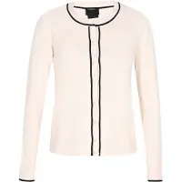 Dreimaster Klassik Cárdigan crema / negro