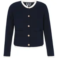 Dreimaster Maritim Cárdigan navy / blanco