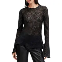 AllSaints Jada Top Black Talla: 12 | Blusas Outlet | Mujer | Negro