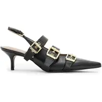 AllSaints Grace Buckle Heel Black Talla: 38 | Chancletas Outlet | Mujer | Negro