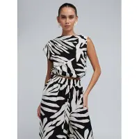 BWLDR Top 'Alisa' negro / blanco