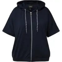 Ulla Popken Sudadera con cremallera marino