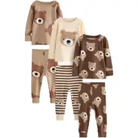 Next Pijama beige / marrón / pueblo / marrón claro