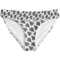 Next Braga de bikini negro / blanco
