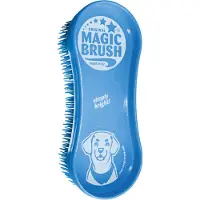 Magic Brush Kerbl Magic Dog Cepillo para Perros - Azul cielo
