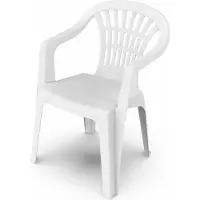 Pro Garden 75299 Silla Apilable Con Respaldo Bajo