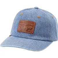 Levi's Gorra 'HERITAGE' azul denim / marrón