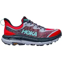 Hoka One One - Zapatillas de trail - Mafate Speed 4 W Cerise / Stormy Skies para Mujer - Talla 36 - Rojo