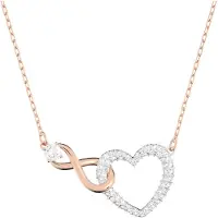 Swarovski Cadena 'Hyperbola' oro rosa / plata