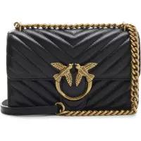 Pinko Bolso de hombro 'Love One' negro