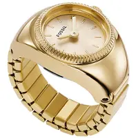 Fossil Anillo oro / negro