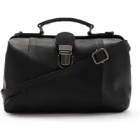 The Chesterfield Brand Wax Pull Up Maletín de médico Piel natural 24 cm negro
