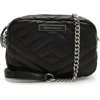 Giorgio Armani para mujer. 9491584R74200020 Bolso Messenger negro (OSFA), Casual, Poliéster, outlet 2026.