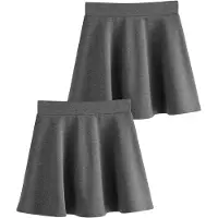 Next Falda gris moteado