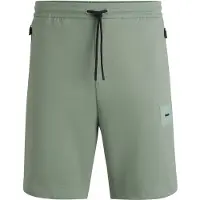 BOSS para hombre. 50537199 Pantalón corto Headlo Rib verde (3XL), Casual, Deportivo, Algodón, Multideporte, outlet 2026.