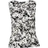 KOROSHI Top negro / blanco
