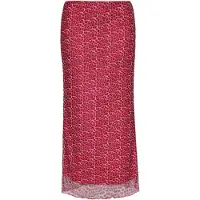 MyMo ROCKS Falda 'Fashion Look' rosa / rosa oscuro / negro