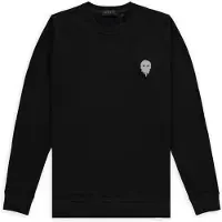 Aspact Skull Sweater Black Talla: M | Sudaderas con Capucha Outlet | Unisex | Negro