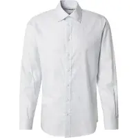 Selected Camisa 'SLHETHAN' azul claro / blanco
