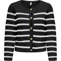 ONLY Cárdigan 'ONLLaura' negro / offwhite