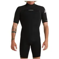 Quiksilver - Prologue 2/2 S/S Springsuit Back Zip - Traje de neopreno size M, negro