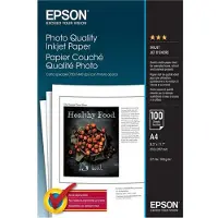 Epson Papel Fotográfico De Calidad Para Inyección De Tinta A4 100 Hojas 102gr