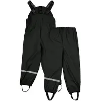 Mikk-Line - Kid's PU Rain Pant Recycled - Conjunto impermeable size 116, negro
