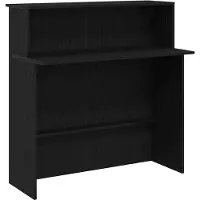 vidaXL Mostrador de recepción, color , 100 x 50 x 103,5 cm, material de madera