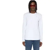 Diesel Camiseta 'T-DIEGOR-LS-MICRODIV' blanco