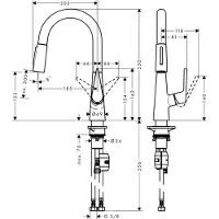 Hansgrohe Talis S, lavabo, cromo