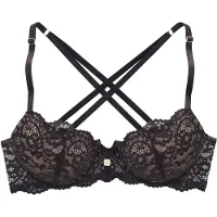 LASCANA Sujetador beige / negro
