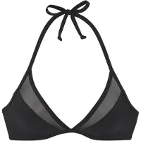 LASCANA Top de bikini negro