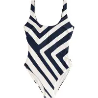 Next Traje de baño navy / blanco